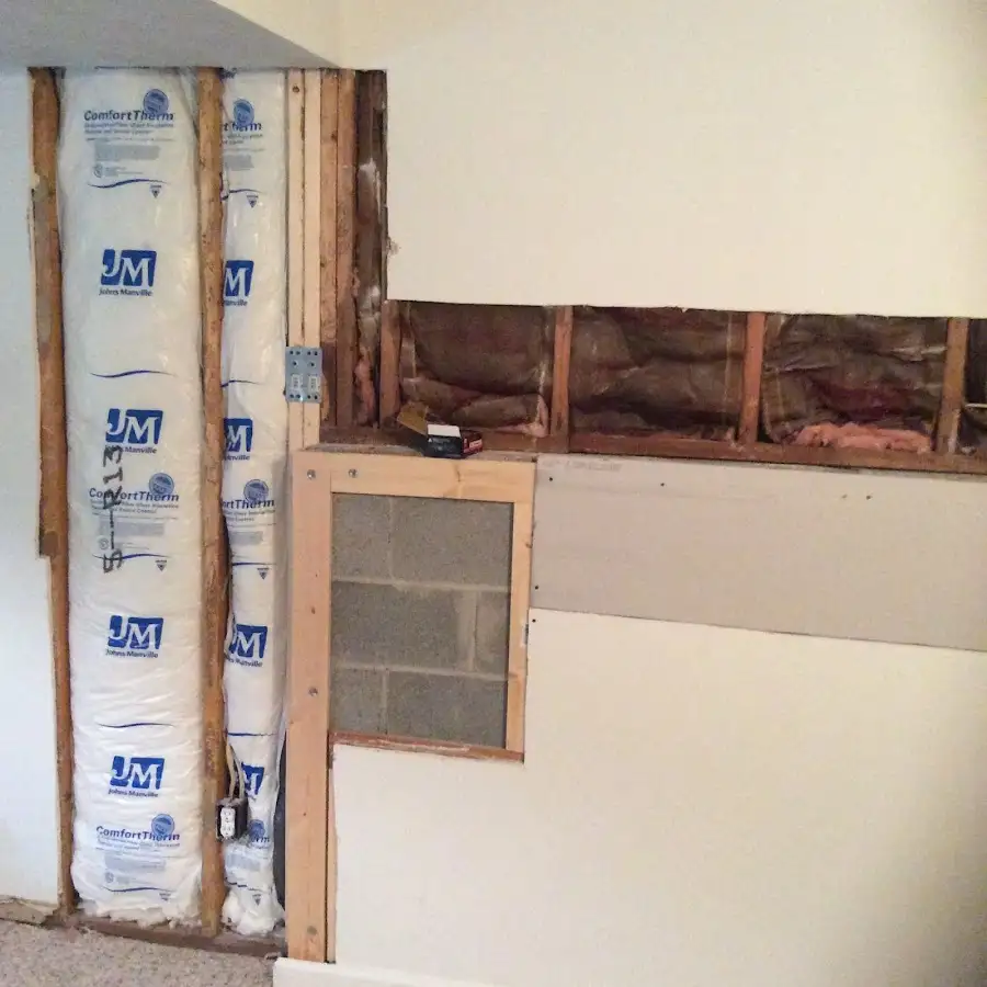 Wall insulation replacement during Odor Removal & Deodorization in Mira Monte